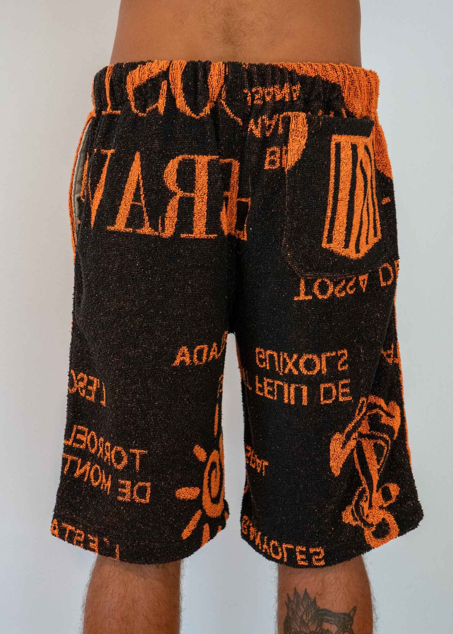 Reborn Terry Towel Short 005 - Large ~ Waist 65cm ~ Leg length from crutch 30cm