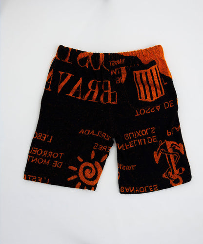 Reborn Terry Towel Short 005 - Large ~ Waist 65cm ~ Leg length from crutch 30cm