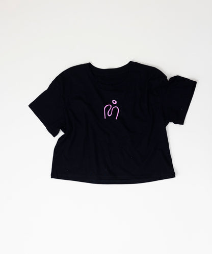 Midnight Rose Crop Top